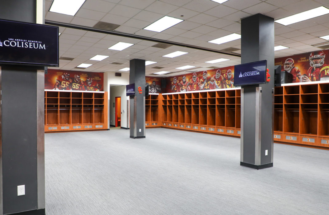 locker room interior