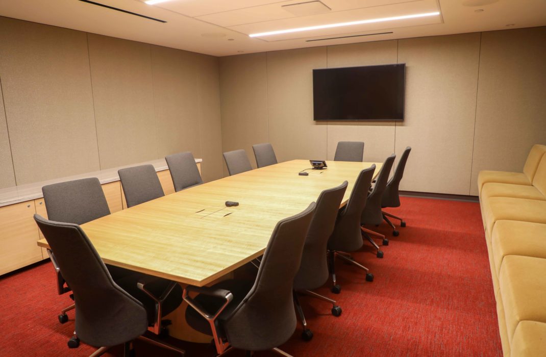 conference table with office chairs