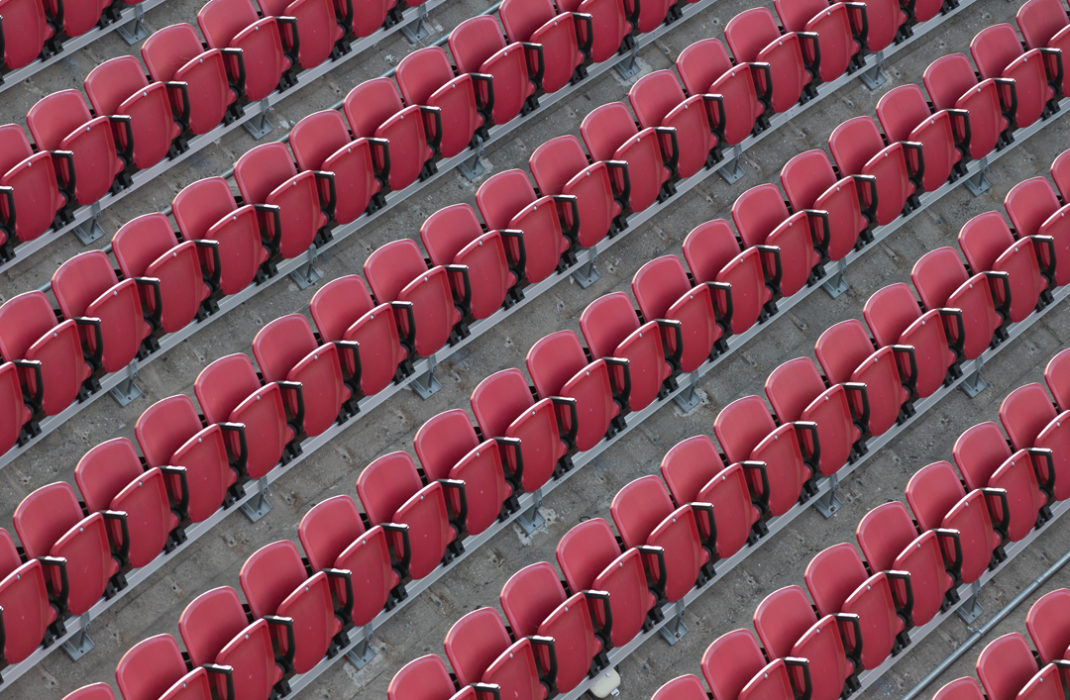 bleachers up close